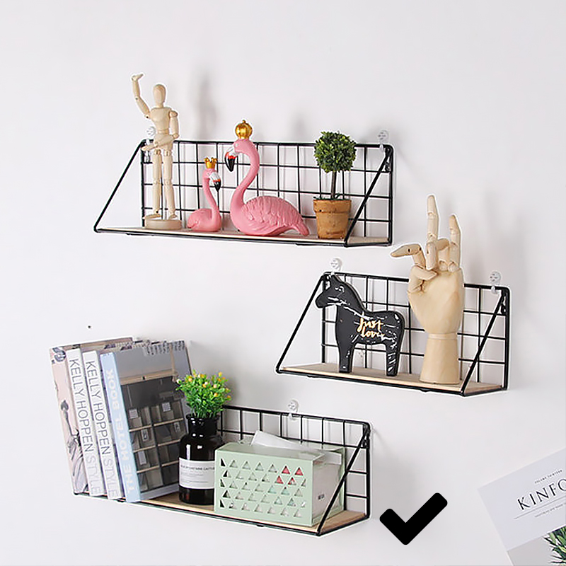 Czarna metalowa półka ścienna loft 45 cm do kuchni na przyprawy