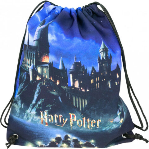 Plecak materiałowy Harry Potter Noc w Hogwarcie czarny licencjonowany