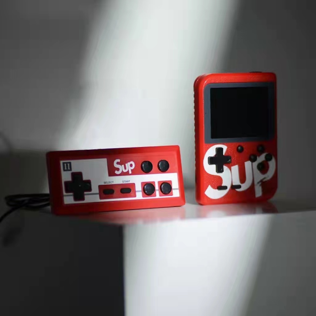 Mini konsola przenośna SUP 400 gier – czerwona (dla dwóch graczy) - obrazek 7