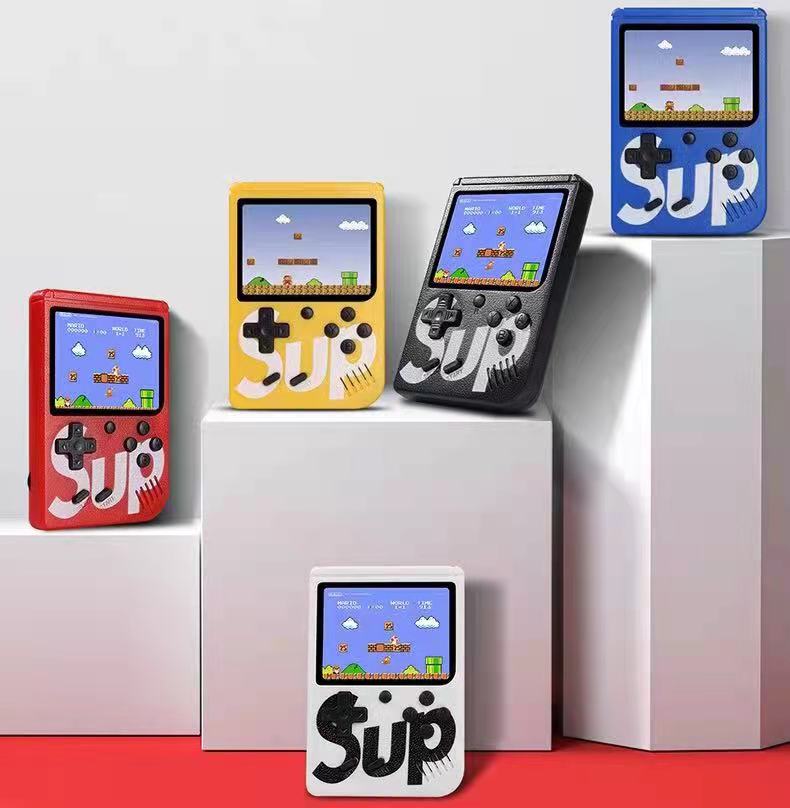 Mini konsola przenośna SUP 400 gier – czerwona (dla dwóch graczy) - obrazek 8