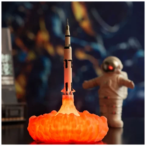 Lampka nocna, startująca rakieta NASA III