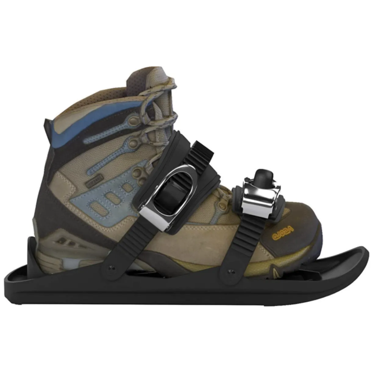 Buty narciarskie mini Krótkie narty - czarne - obrazek 4