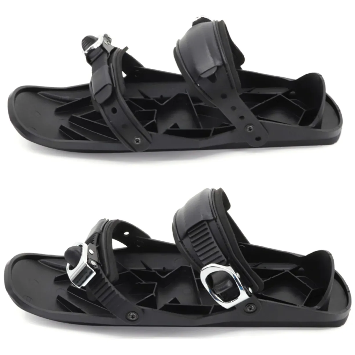 Buty narciarskie mini Krótkie narty - czarne - obrazek 5