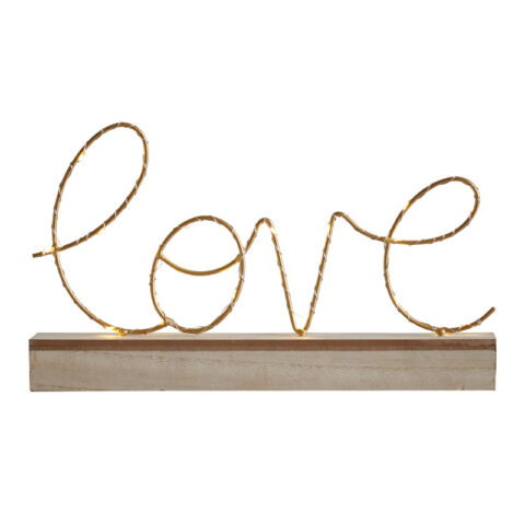 Stojąca dekoracja LED z napisem LOVE - podświetlana do salonu