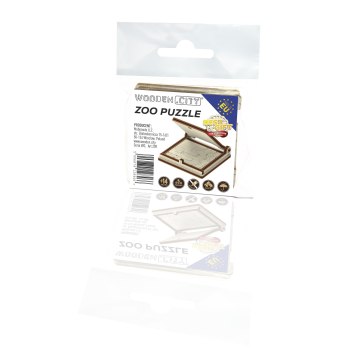 Drewniane Puzzle 3D – ZOO