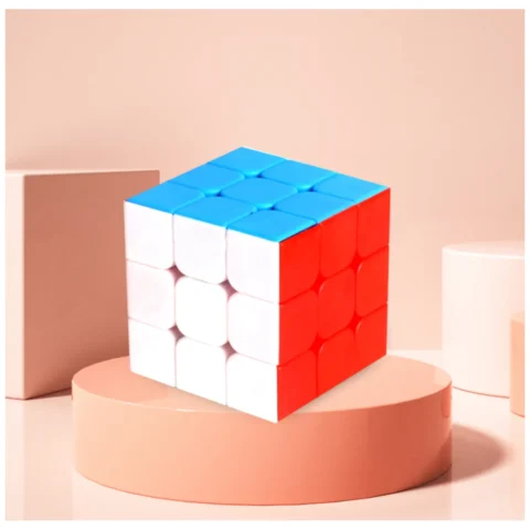Kostka logiczna 3x3x3 wielokolorowa - układanka edukacyjna dla dzieci 6+
