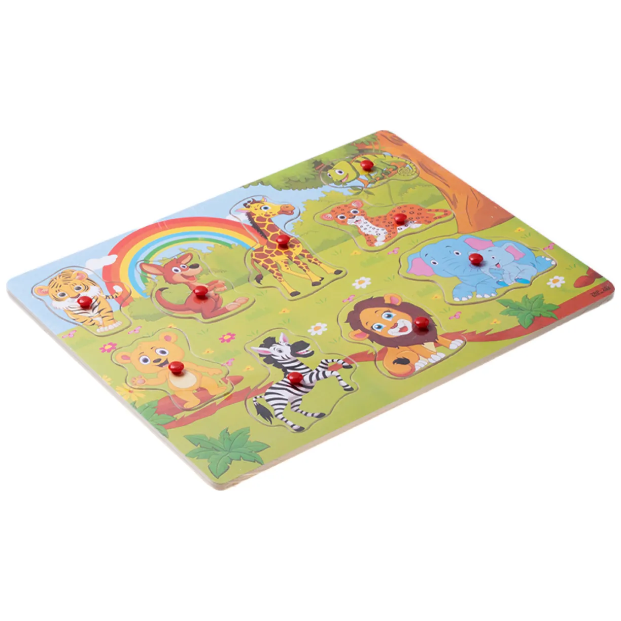 Układanka/ puzzle dla najmłodszych - Dzikie zwierzęta - obrazek 2