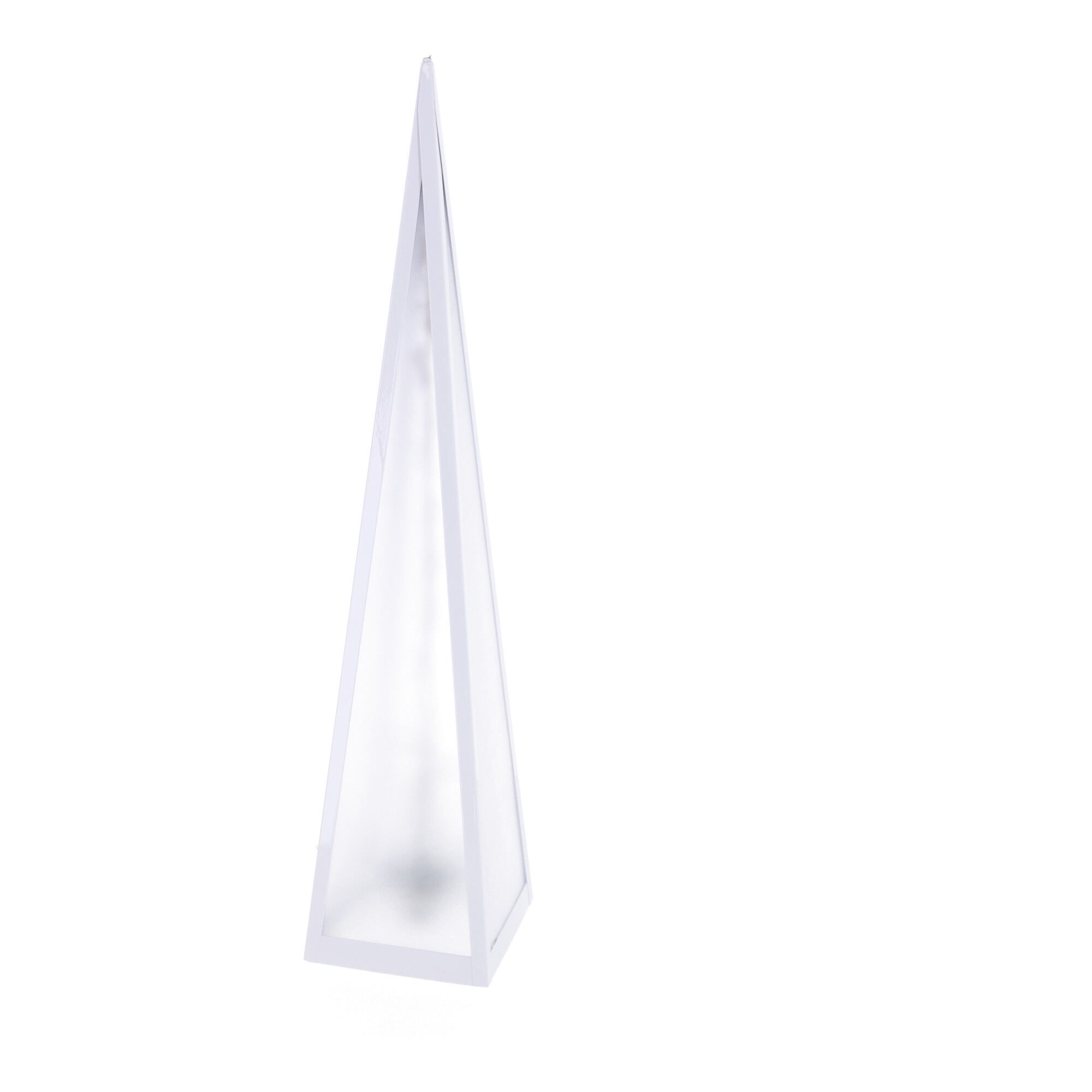 Świąteczna lampa w kształcie choinki LED z obrotowymi gwiazdkami, biała rama 45 cm - obrazek 5