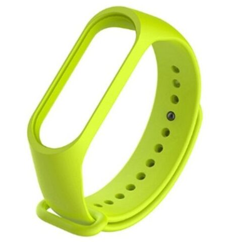 Silikonowy pasek opaska do Xiaomi Mi Band 5/ Xiaomi Mi Band 6 - limonkowy