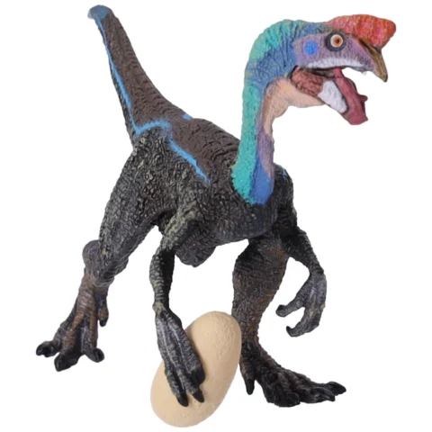 Realistyczna figurka dinozaura Oviraptor niebieski kolekcjonerska