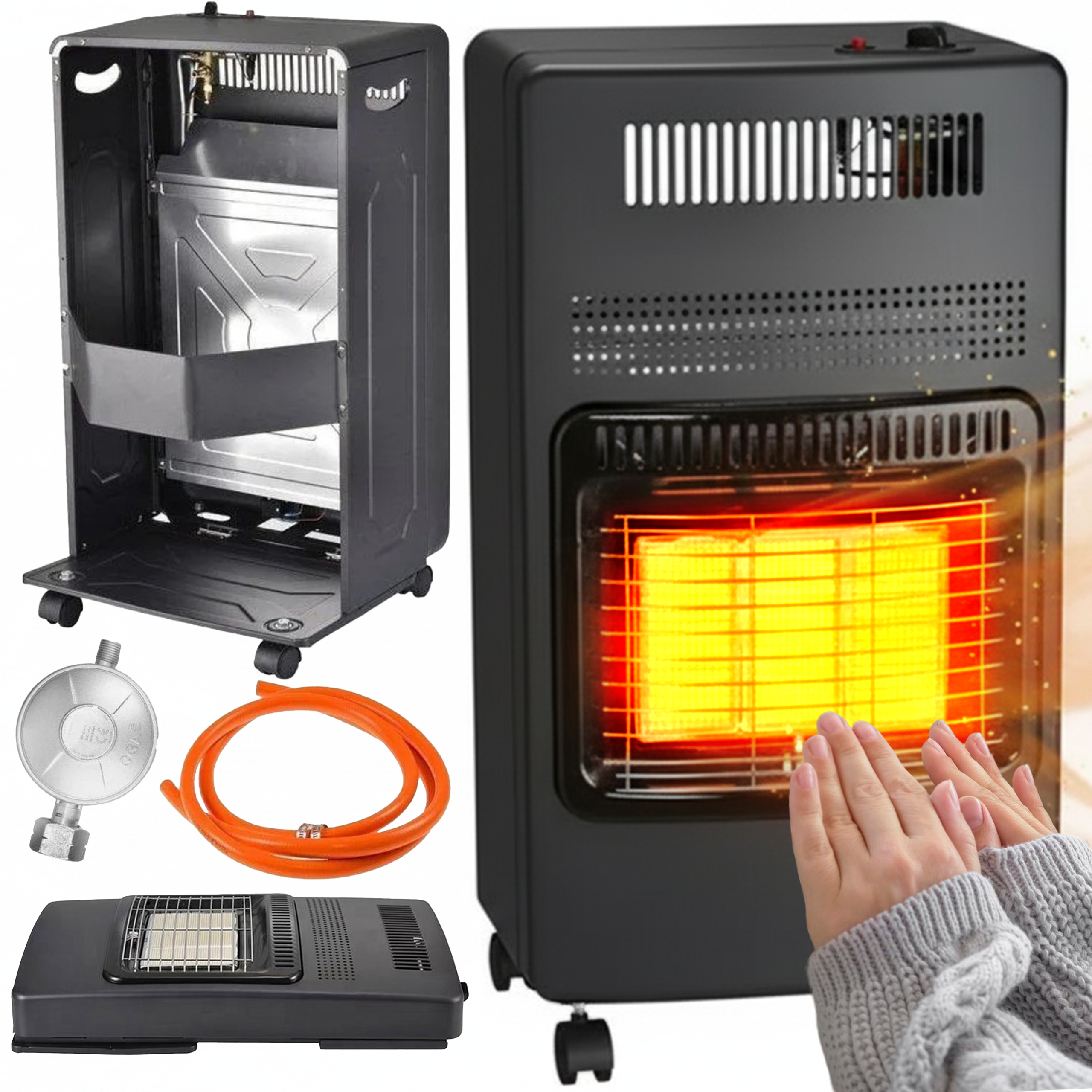 Przenośny piecyk gazowy na butlę 3 tryby mocy ThermoGo 4.2 kW - obrazek 11