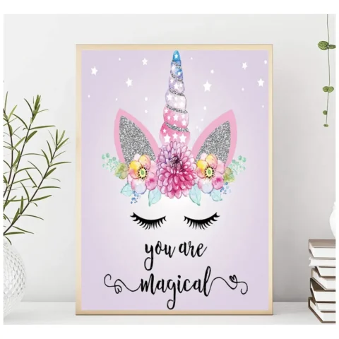 Diamentowa Mozaika 5D Zestaw Kreatywny You Are Magical 40x50 cm