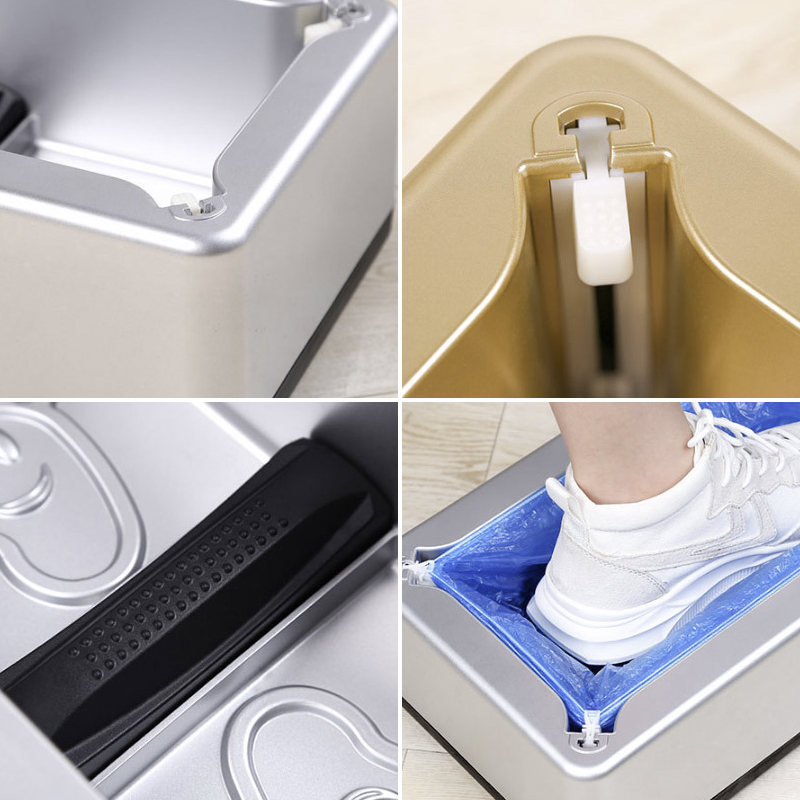 Automatyczny dozownik ochraniaczy na buty- srebrny - obrazek 5