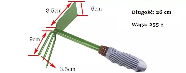 Ergonomiczny zestaw narzędzi ogrodowych aluminiowych 4-częściowy - obrazek 2
