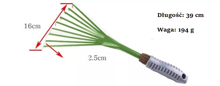 Ergonomiczny zestaw narzędzi ogrodowych aluminiowych 4-częściowy - obrazek 3