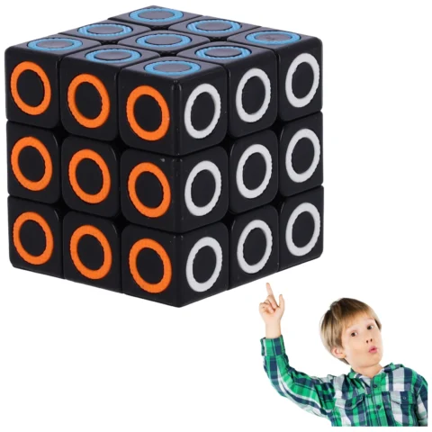 Klasyczna kostka Rubika 3x3x3 - układanka logiczna dla dzieci i dorosłych