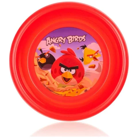 Miska Angry Birds 17 cm plastikowa czerwona dla dzieci do jedzenia