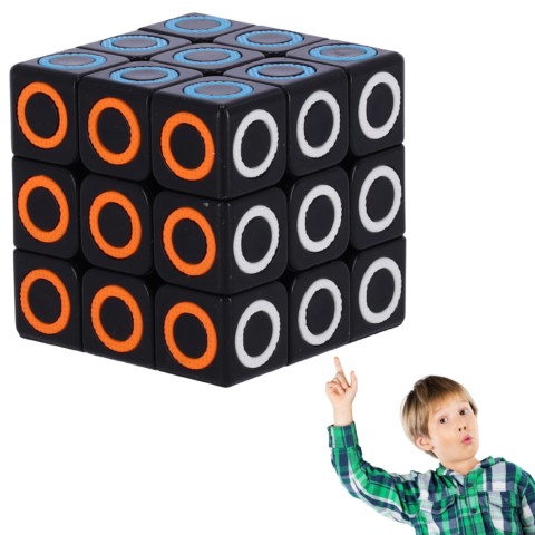 Klasyczna kostka Rubika 3x3x3 - układanka logiczna dla dzieci i dorosłych