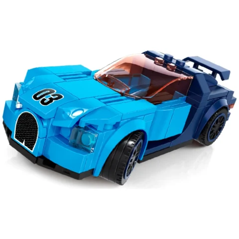 Klocki konstrukcyjne Bugatti Chiron supercar zabawka dla dzieci 6+