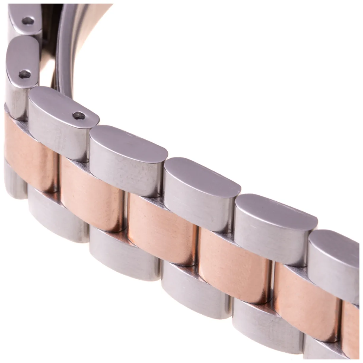 Pasek opaska Xiaomi Mi Band 3/ Xiaomi Mi Band 4 - srebrno rose gold - obrazek 4