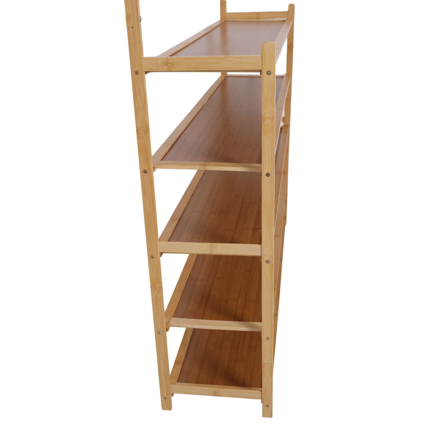 Szafka na buty 5-poziomowa z wieszakiem, długość 100 cm - obrazek 4