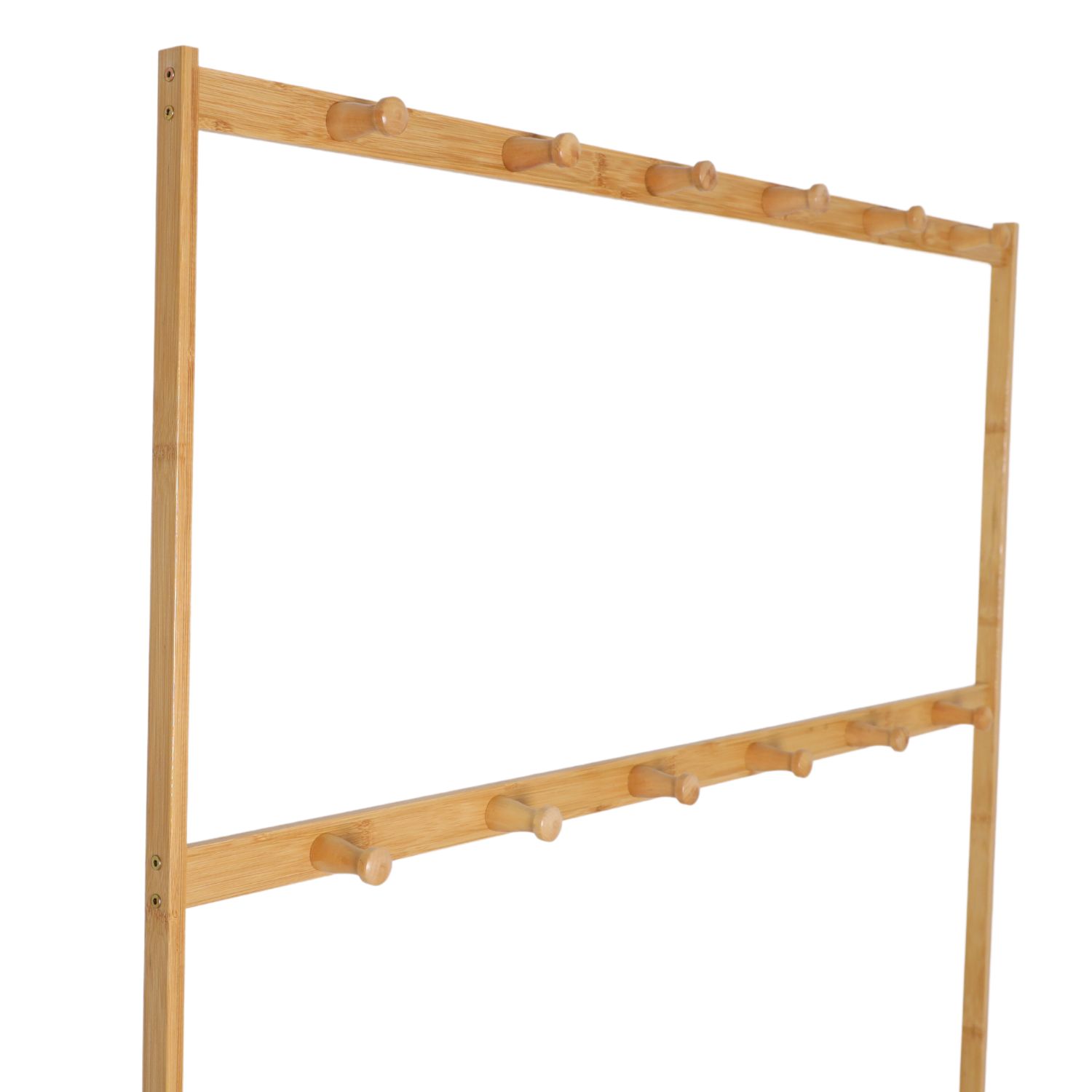 Szafka na buty 5-poziomowa z wieszakiem, długość 100 cm - obrazek 5