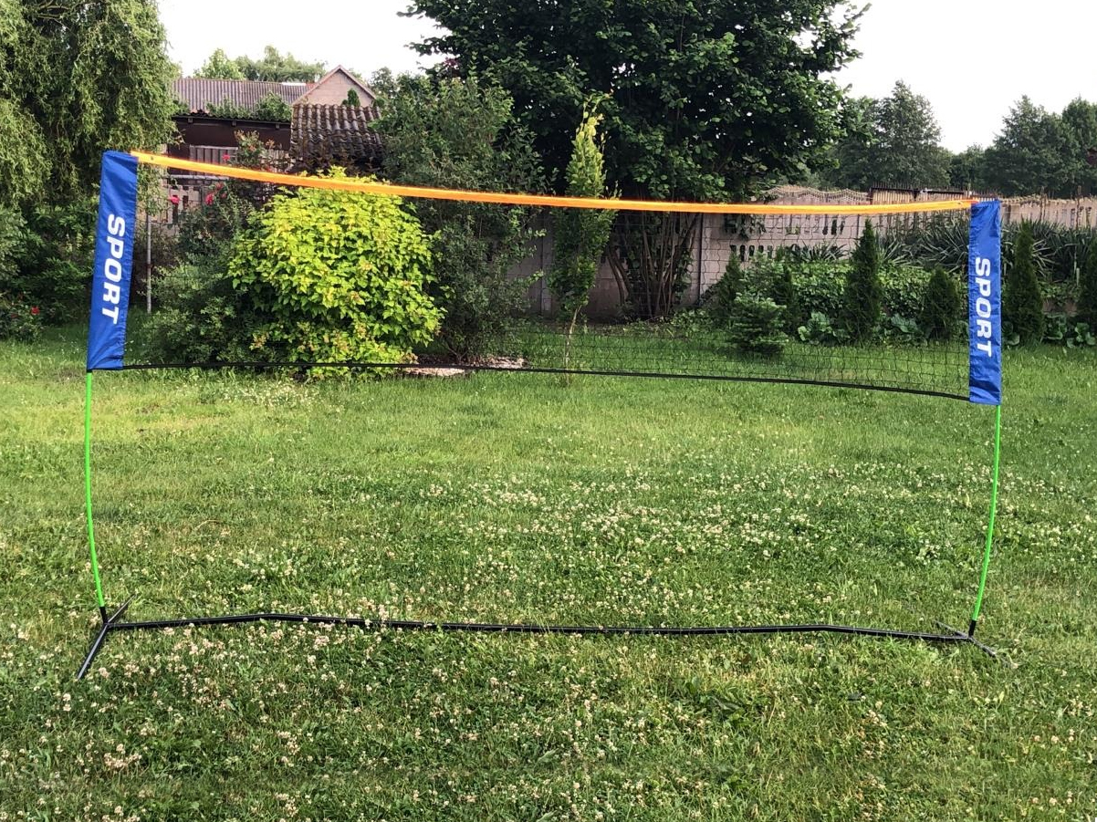 Siatka 4w1 do badmintona siatkówki tenisa siatkonogi 6M - obrazek 2