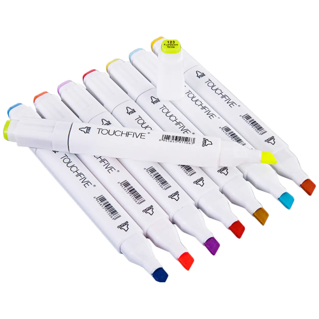 Markery alkoholowe TOUCHFIVE PRO dwustronne 80 szt. - obrazek 5