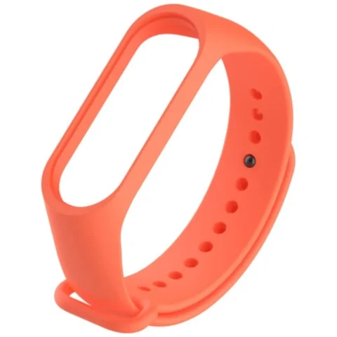 Silikonowy pasek opaska do Xiaomi Mi Band 3/ Xiaomi Mi Band 4 - pomarańczowy
