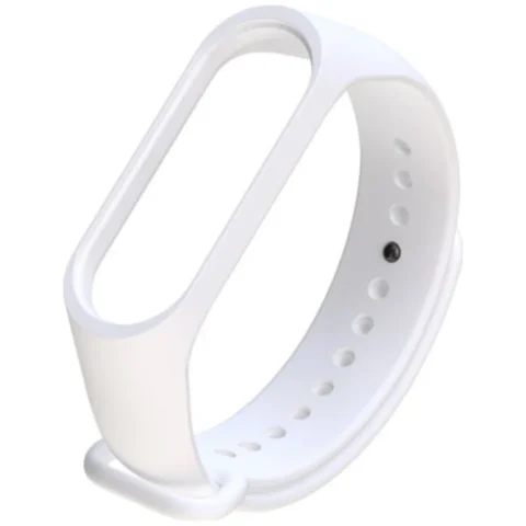 Silikonowy pasek opaska do Xiaomi Mi Band 3/ Xiaomi Mi Band 4 - biały
