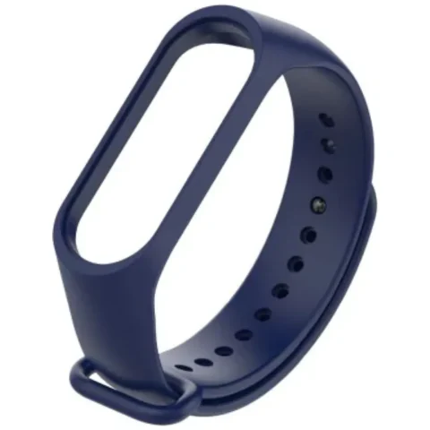 Silikonowy pasek opaska do Xiaomi Mi Band 3/ Xiaomi Mi Band 4 - granatowy