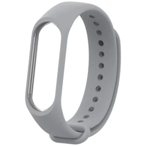 Silikonowy pasek opaska do Xiaomi Mi Band 3/ Xiaomi Mi Band 4 - szary