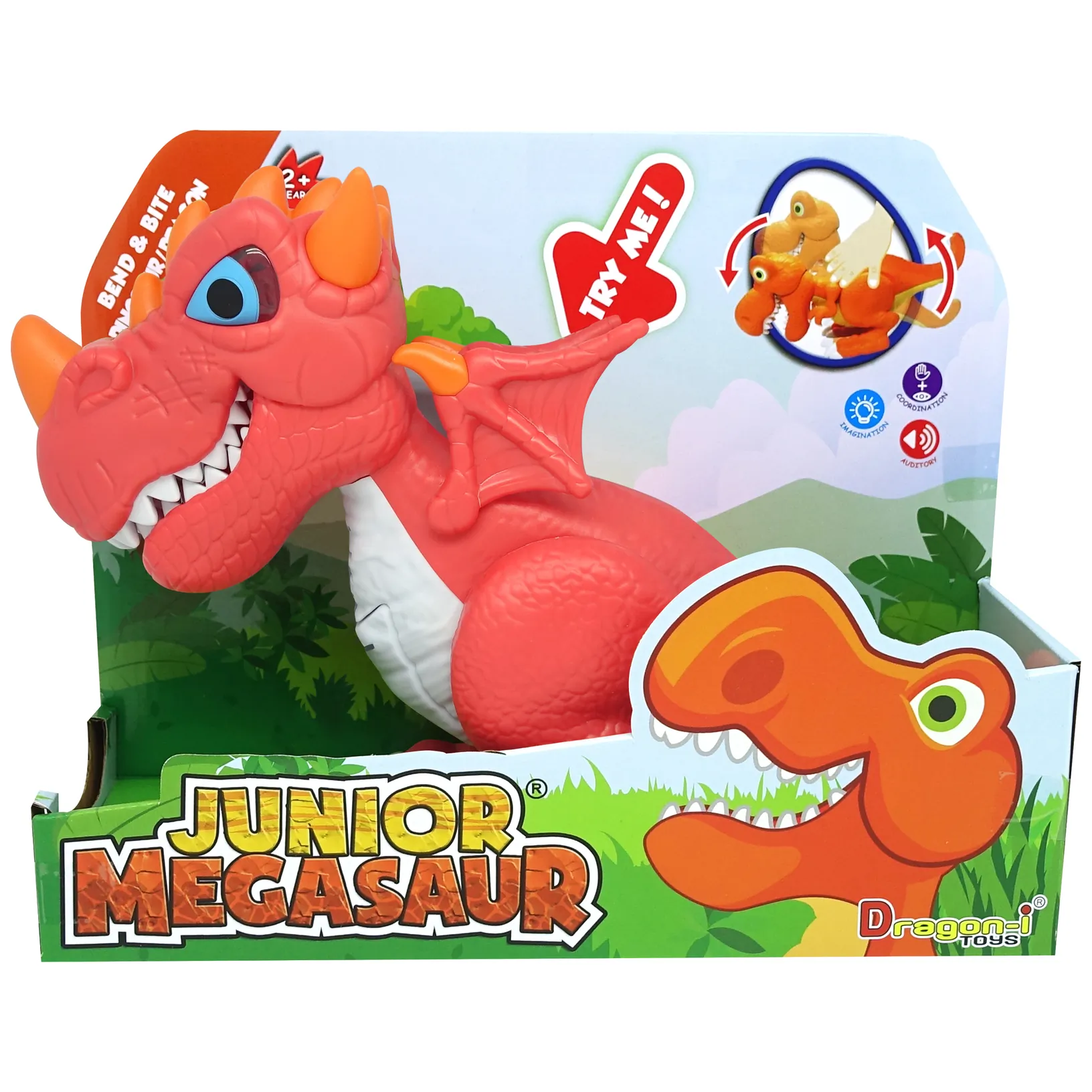 Junior Megazaur interaktywna zabawka światło dźwięk Dragon-i Toys - obrazek 3
