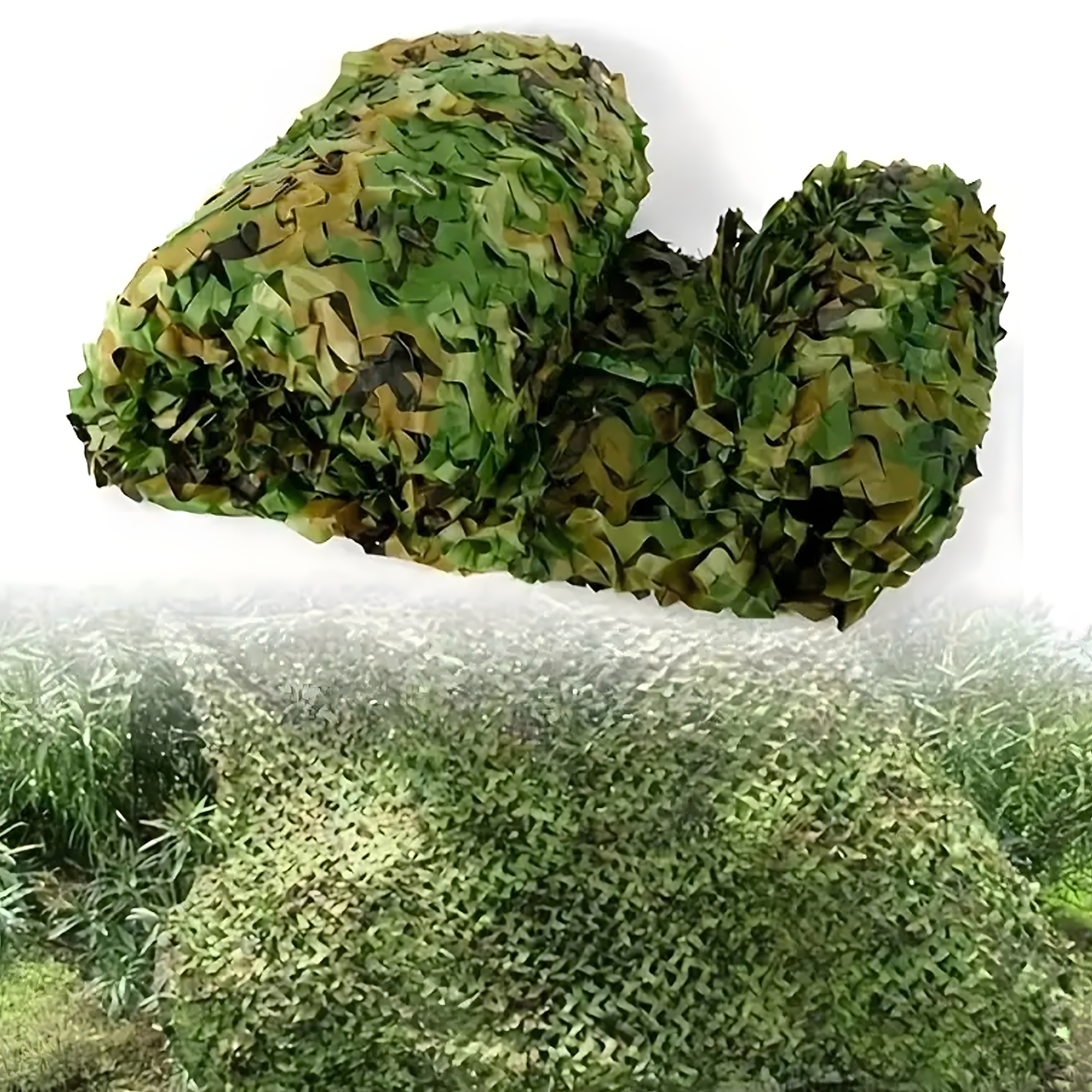 Siatka Maskująca Moro Ogrodowa Wojskowa Kamuflaż 3x6 Wytrzymała - obrazek 8
