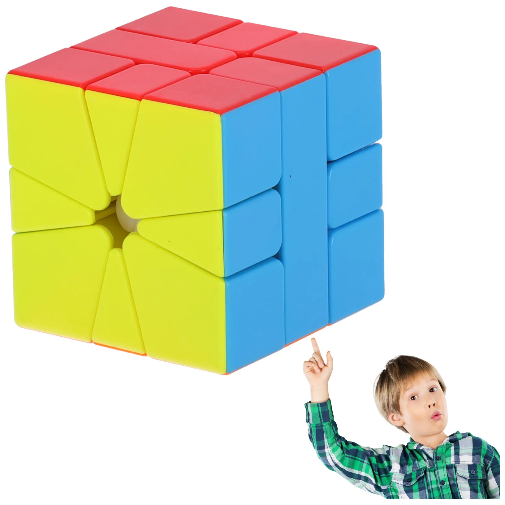 Nowoczesna układanka, kostka logiczna, Kostka Rubika - Square-1, typ II - obrazek 2