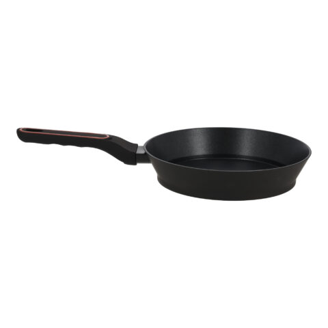 Czarno-czerwona patelnia 24 cm, nieprzywierająca, do indukcji i zmywarki