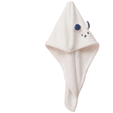 Superchłonny turban ręcznik do włosów beżowy - miękki i delikatny