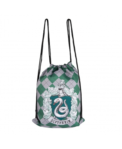 Plecak bawełniany Harry Potter Slytherin Noc w Hogwarcie czarny - obrazek 2