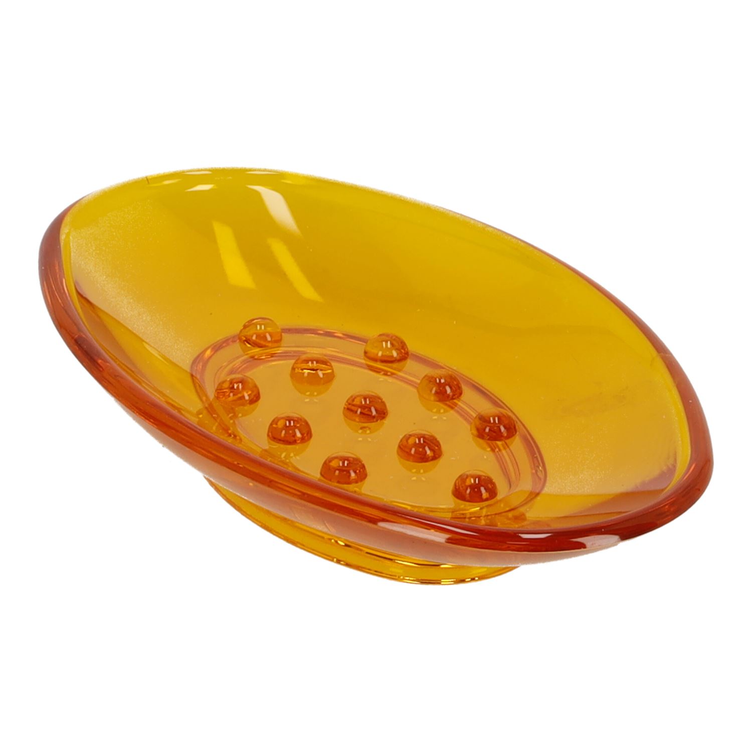 Mydelniczka podróżna pomarańczowa - plastikowa podkładka pod mydło na camping - obrazek 2