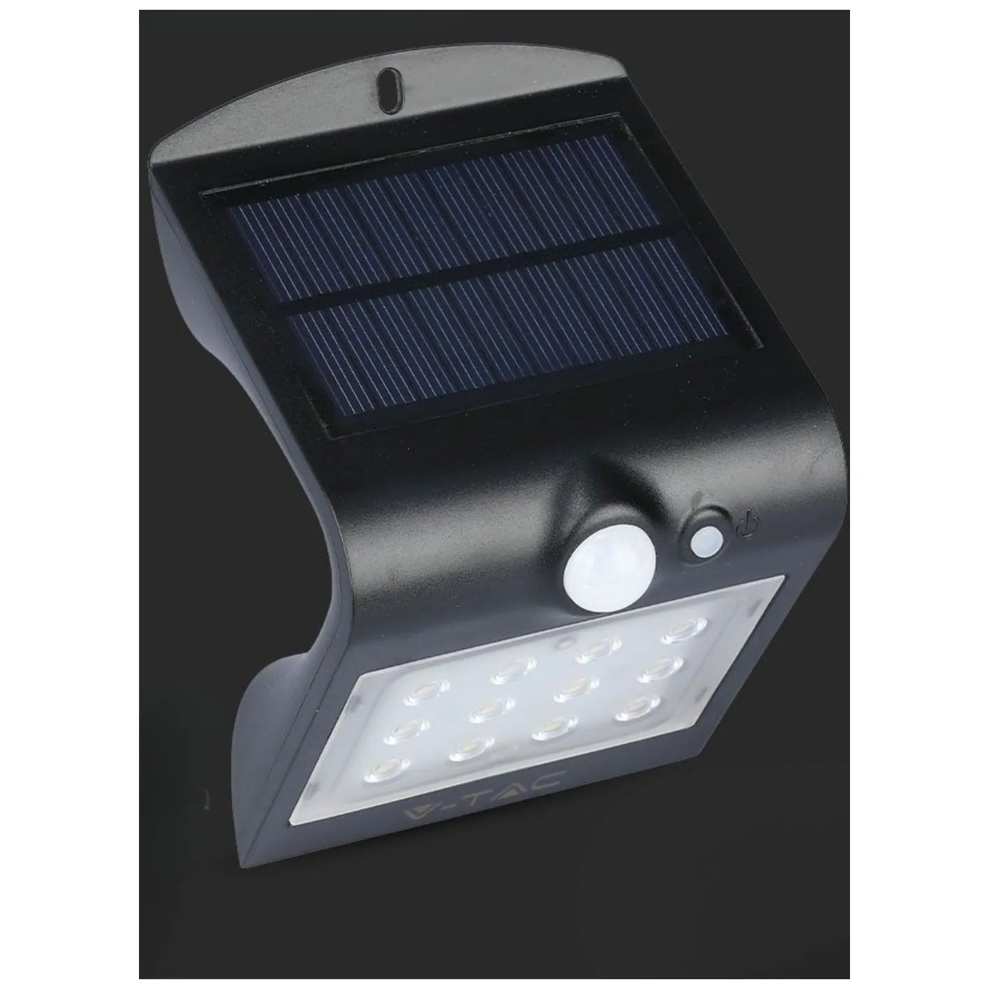 Trójkątna Lampa Solarna 1.5W, Czarna V-TAC - obrazek 2