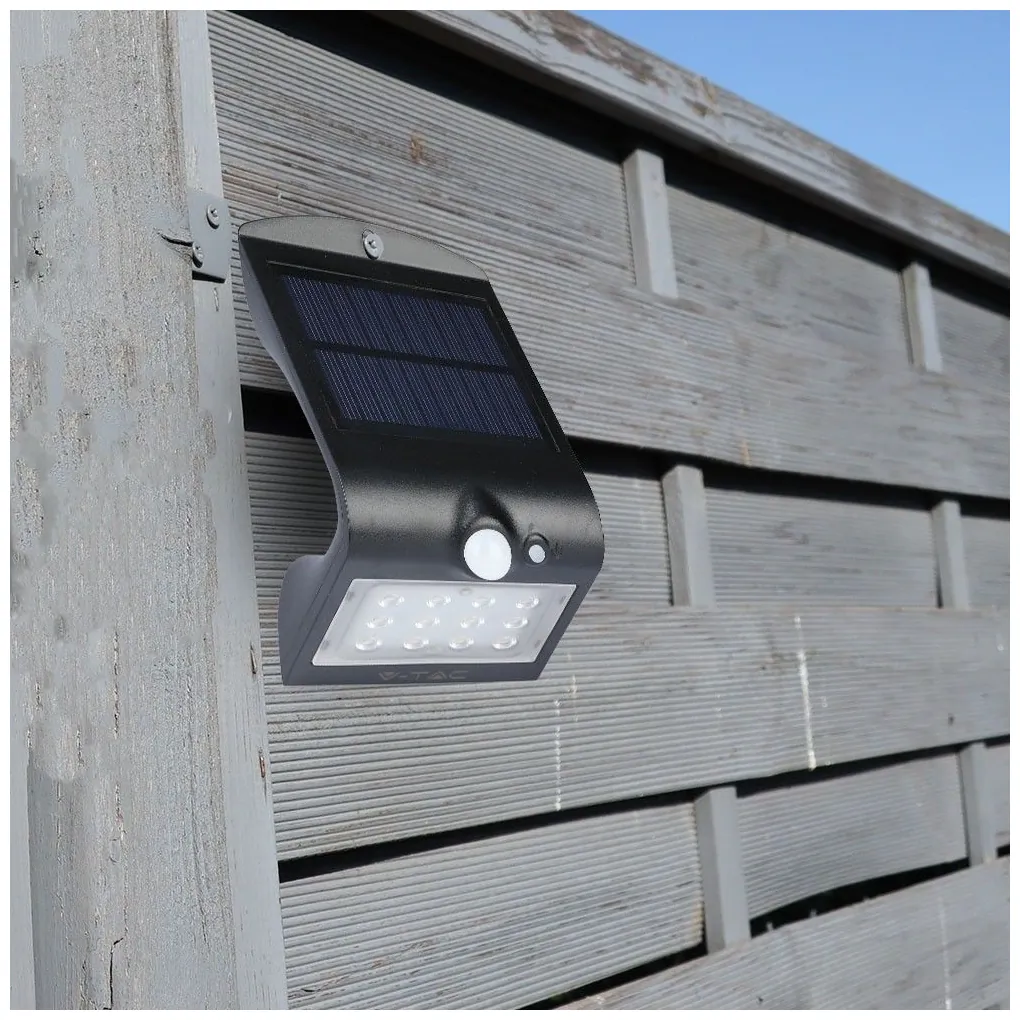 Trójkątna Lampa Solarna 1.5W, Czarna V-TAC - obrazek 9