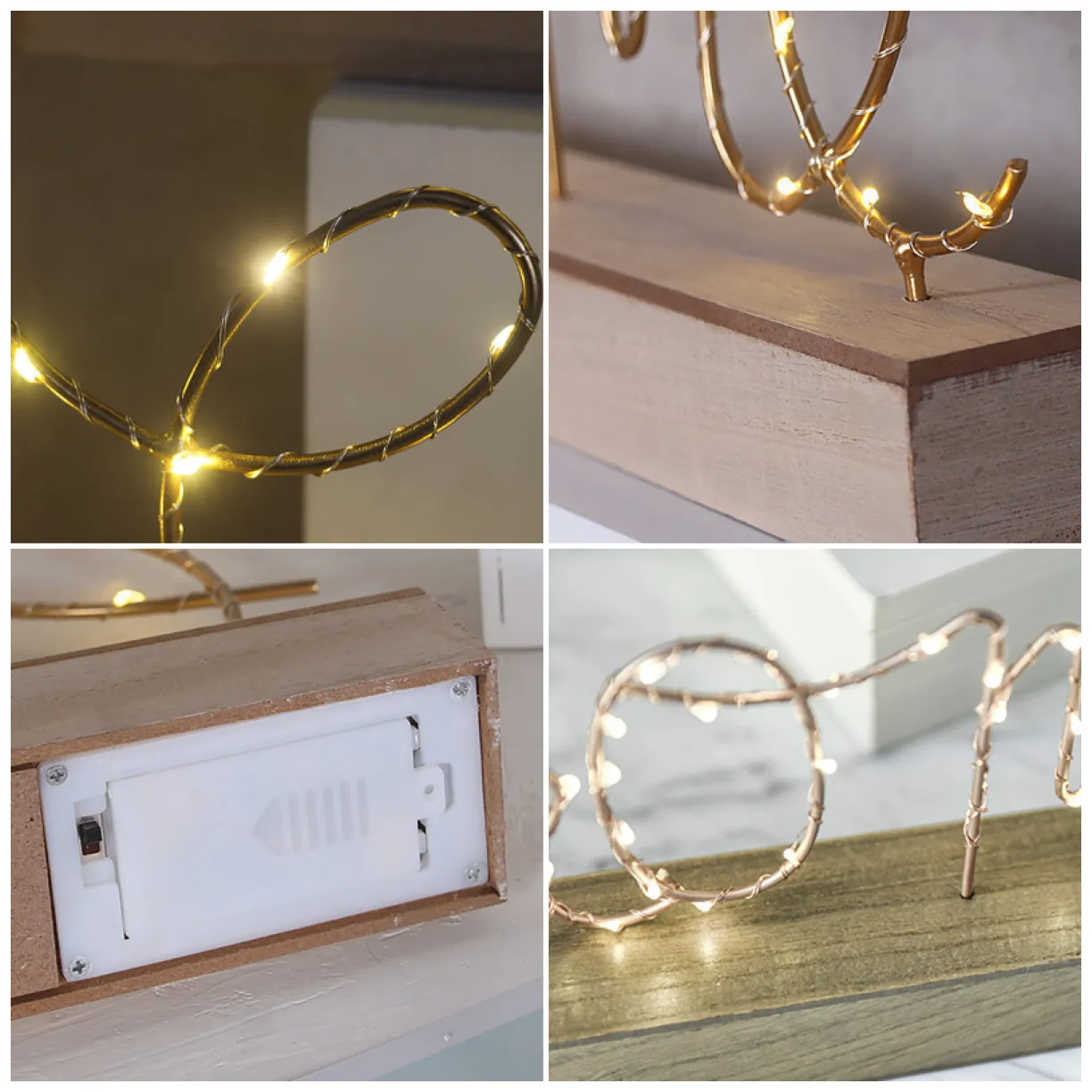 Dekoracja stojąca "LOVE" z oświetleniem LED - obrazek 6