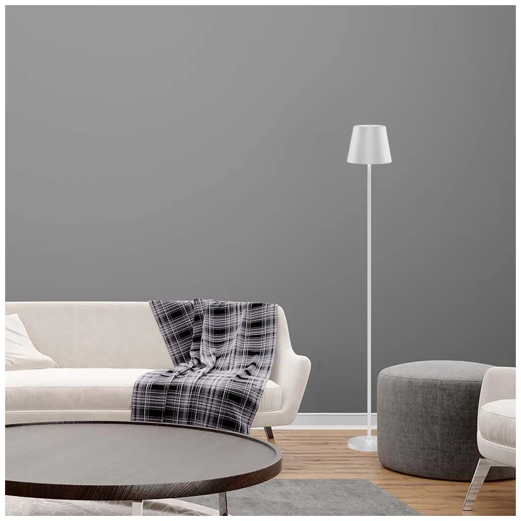 Lampa Podłogowa LED Biała Ładowalna 3000K 4W V-TAC - obrazek 5