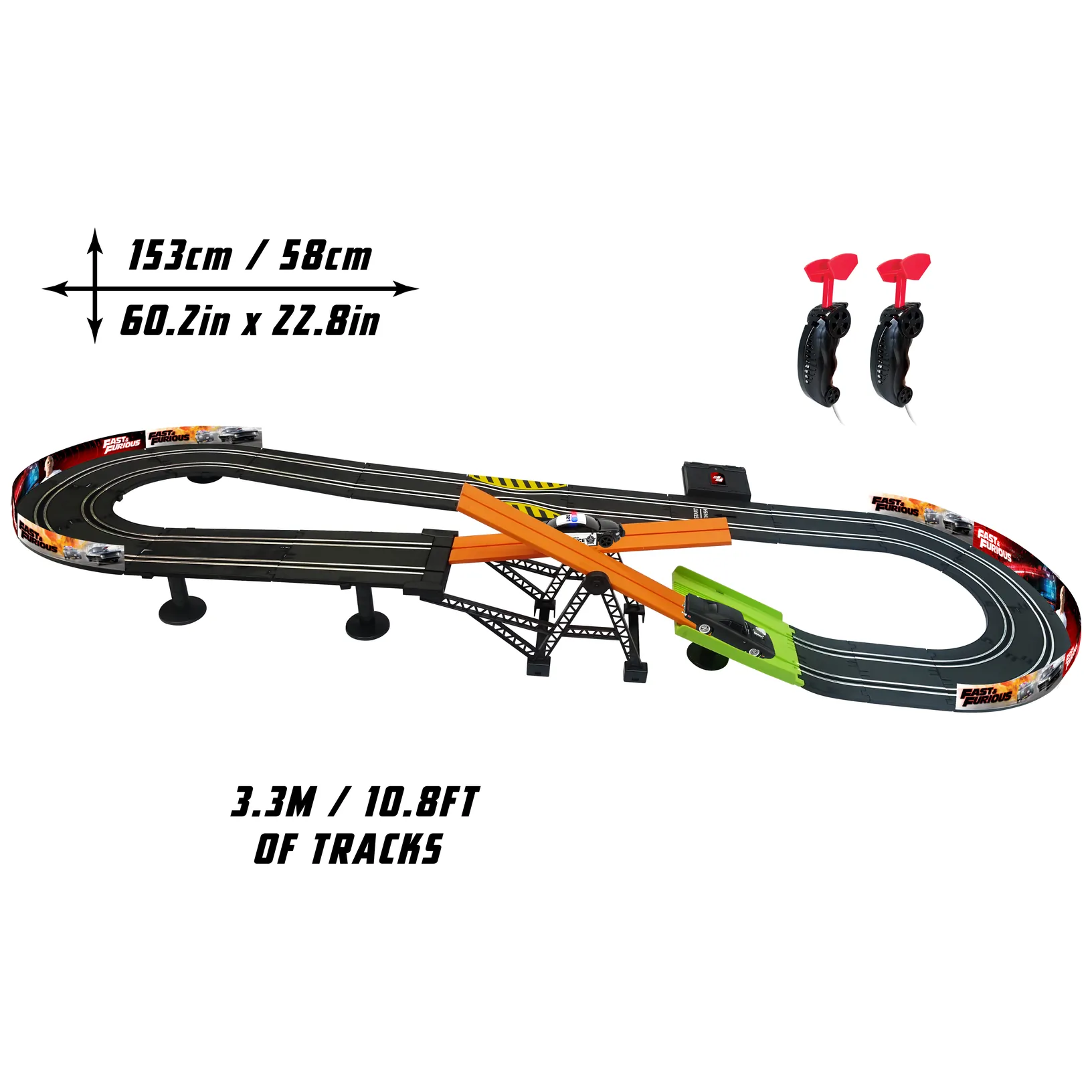 Szybcy i Wściekli tor wyścigowy z kontrolerami 3,3, m Dragon-i Toys - obrazek 4