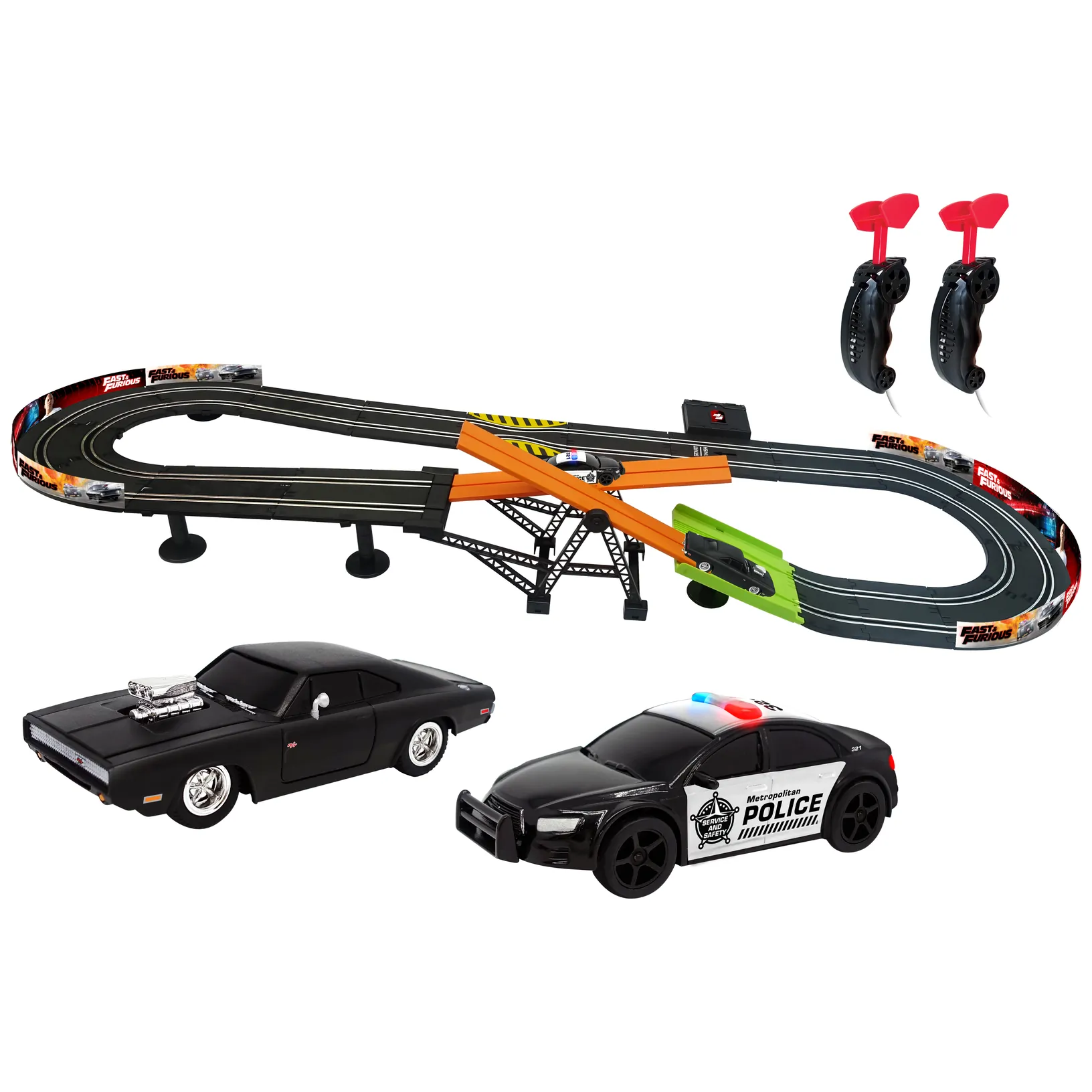 Szybcy i Wściekli tor wyścigowy z kontrolerami 3,3, m Dragon-i Toys - obrazek 5