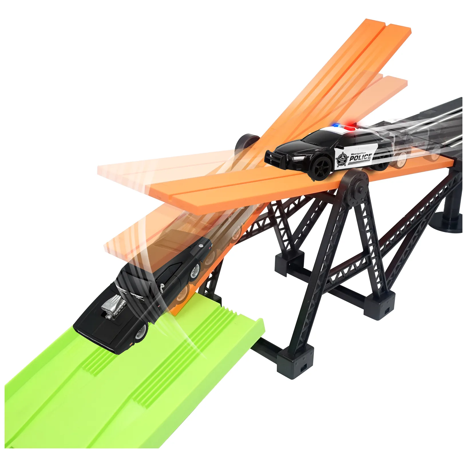 Szybcy i Wściekli tor wyścigowy z kontrolerami 3,3, m Dragon-i Toys - obrazek 6