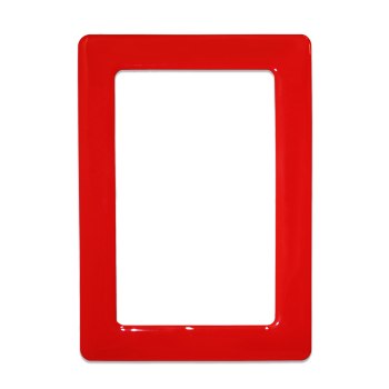Magnetyczna ramka samoprzylepna rozm.12.3x8.1cm - czerwona